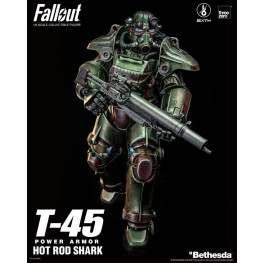 Fallout FigZero akčná figúrka 1/6 T-45 Hot Rod Shark Power Armor 37 cm